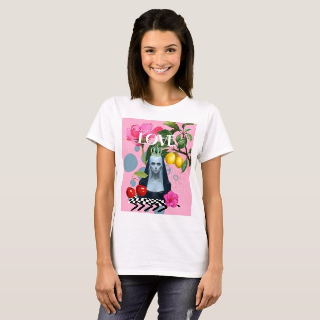 Siempre me encanta la camiseta moderna - Collage a (Anverso completo)