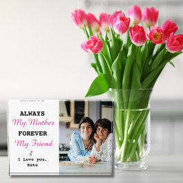 Siempre mi madre, para siempre mi amigo bloque de 