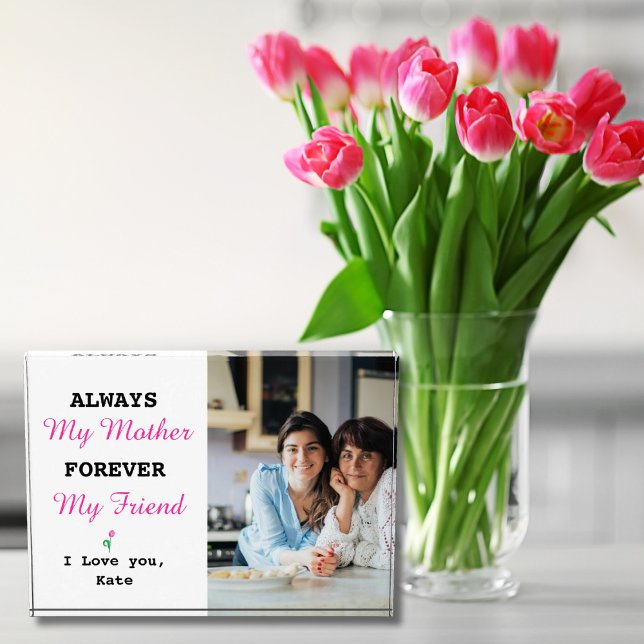 Siempre mi madre, para siempre mi amigo bloque de  (Always My Mother, Forever My Friend Photo Block)