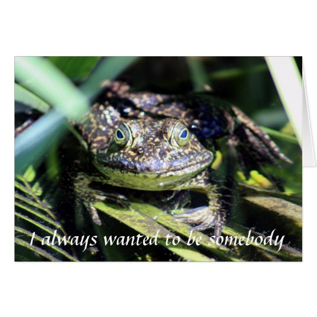 Siempre quise ser una tarjeta de alguien (Anverso (Horizontal))