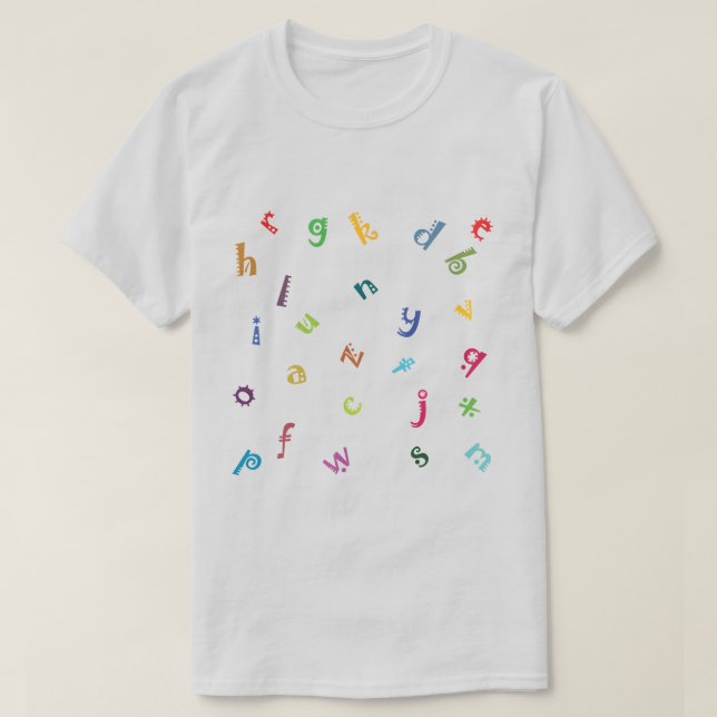 Siempre sé creativo y atrevido con camisetas ABCD (Diseño del anverso)