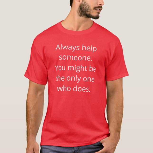 Siempre sea una bonita camiseta (Anverso)