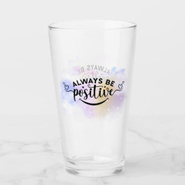 Siempre ser positivo morado amarillo