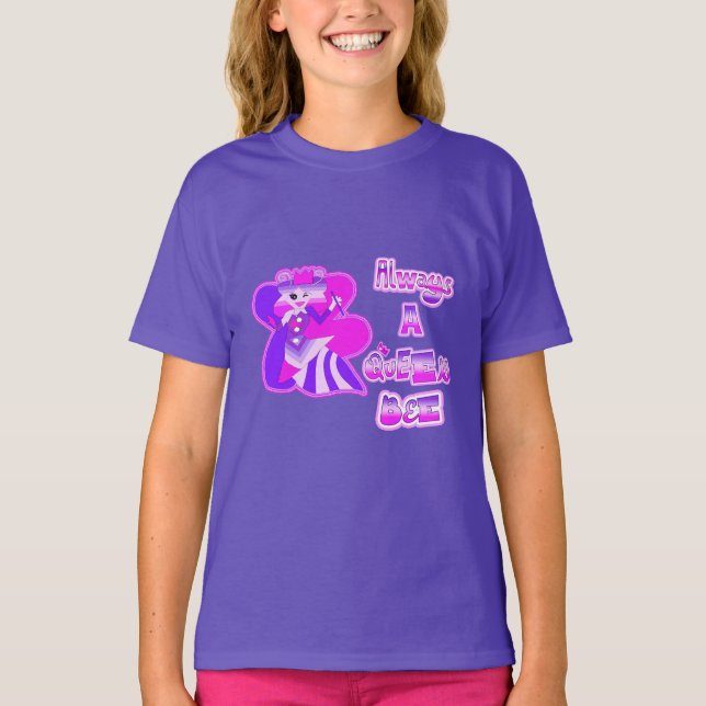 Siempre una camisa de chicas de abejas reina (Anverso)