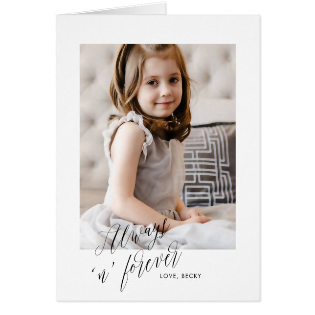 Siempre una tarjeta de saludo del Día del Padre pa (Frente)