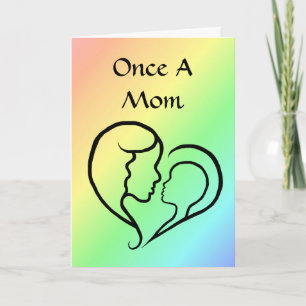 Siempre una tarjeta del día de la madre de un niño