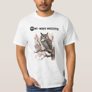 Siempre viendo el divertido diseño de la camiseta 