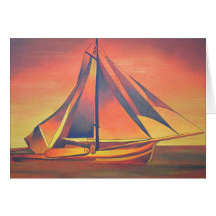 Siena navega al atardecer