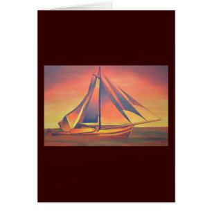 Siena navega al atardecer