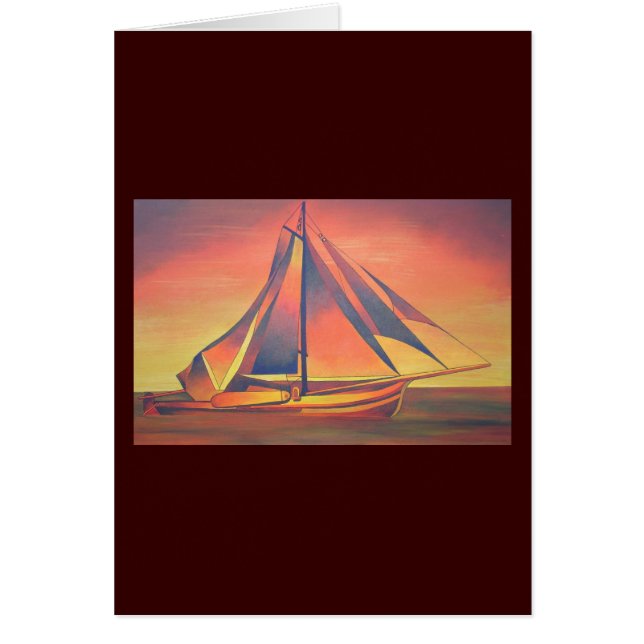 Siena navega al atardecer (Frente)