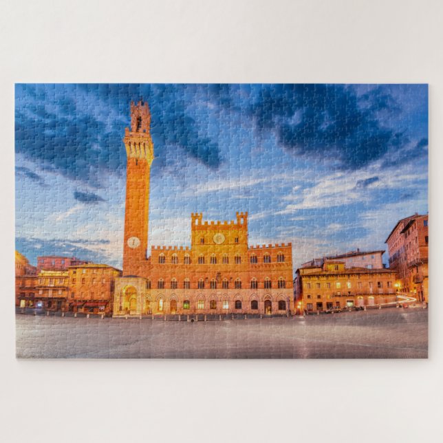 Siena, Toscana - Rompecabezas en Italia (Horizontal)