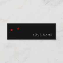SIENDO BITEY Funny Vampire tarjeta de llamadas per
