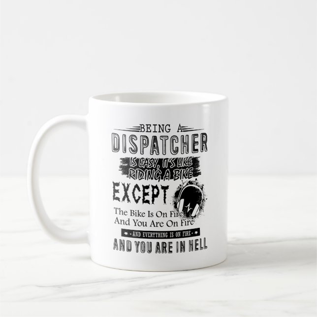 Siendo una taza del despachador (Izquierda)
