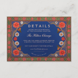 SIENNA I : Tarjeta de detalles Boda