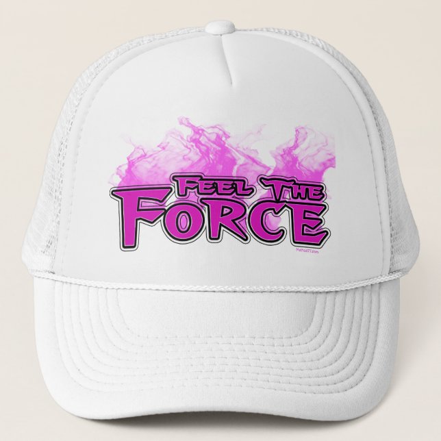 Sienta el gorra del rosa de la fuerza (Anverso)