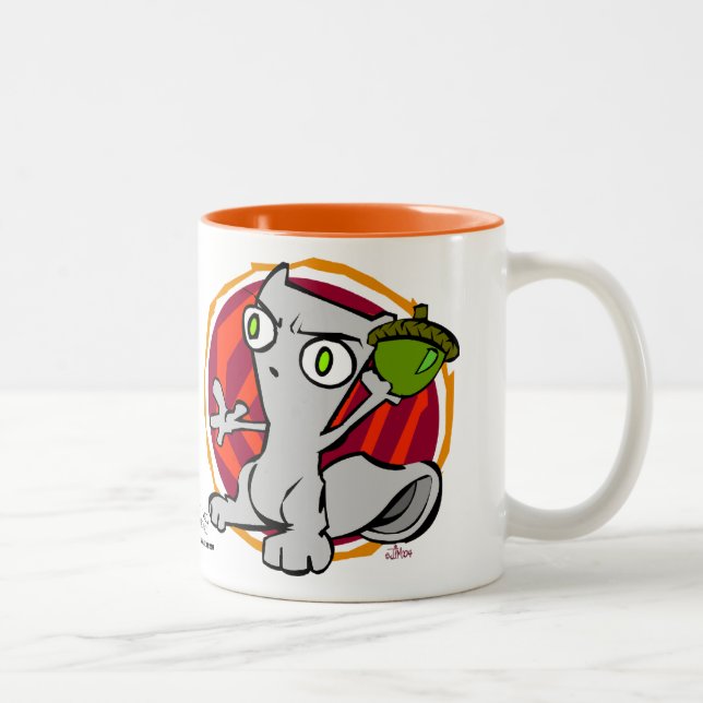 ¡Sienta la cólera de mis nueces! Taza espumosa (Derecha)