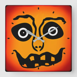 Siente como el reloj de pared de Halloween de