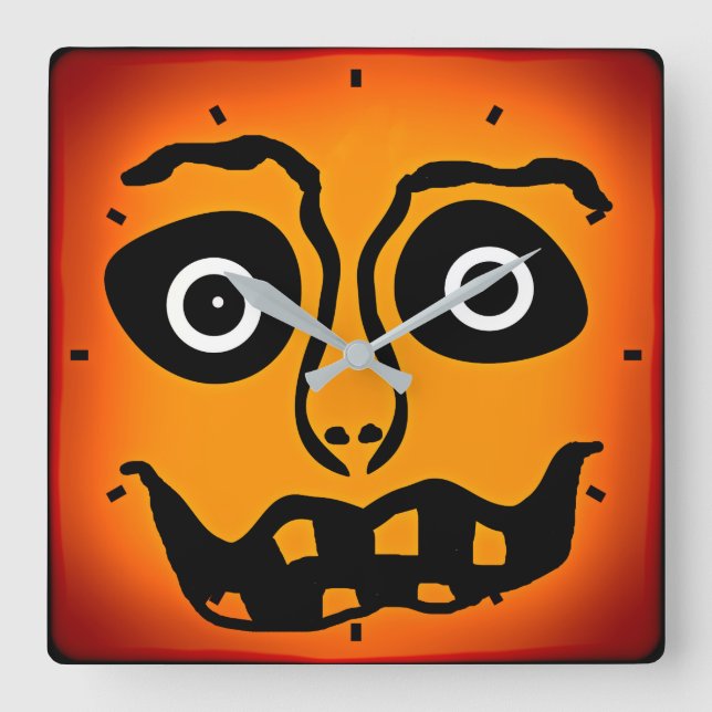 Siente como el reloj de pared de Halloween de (Anverso)