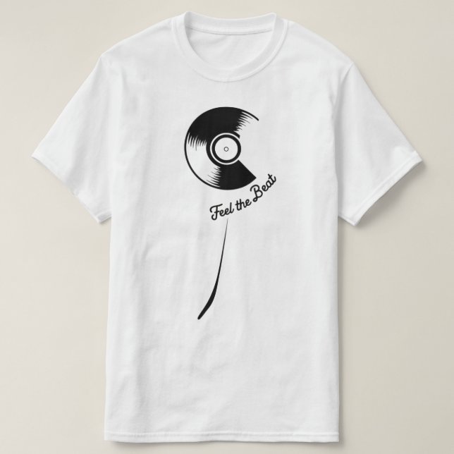 Siente el ritmo - camiseta de Vinyl Vibes (Diseño del anverso)