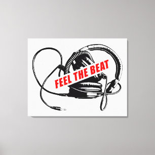 Siente la música: Concepto de impresión gráfica