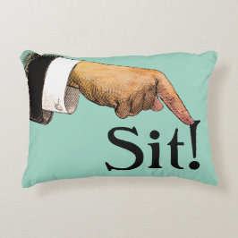 Siéntese con cojín de acentos de alto nivel