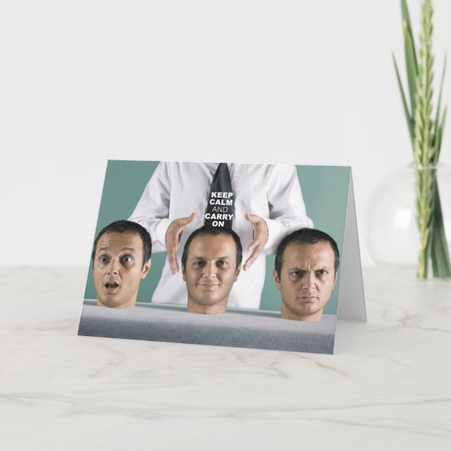 Siento haber perdido mi tarjeta de la cabeza (Anverso)