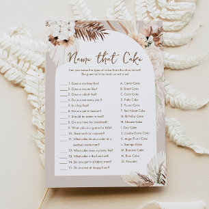 SIERRA Boho Nombre La Tarjeta De Juego De Ducha De