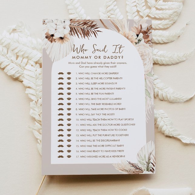 SIERRA Boho que lo dijo, mamá, bebé, tarjeta de ju (Subido por el creador)