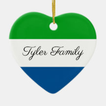 Sierra Leona| Ornamento navideño personalizado