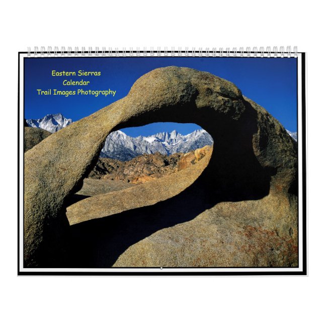 Sierras orientales - Calendario (Tapa)