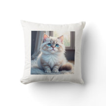 “Siesta Acogedora de Gato – Almohada de Gato Adora