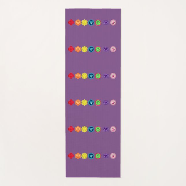 Siete Chakra Yoga Mat (Anverso)