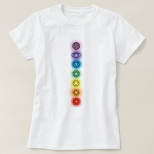 Siete chakras: camisetas de muñeca bebé