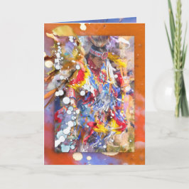 SIETE ESPÍRITU DE FÚTBOL NATIVO AMERICANO TARJETA 