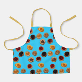 Siete Kolaches en delantal azul claro