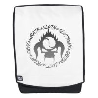 Siete pecados mortales Mochila para adultos