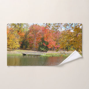 Siete Springs Fall Bridge III Paisaje de Otoño