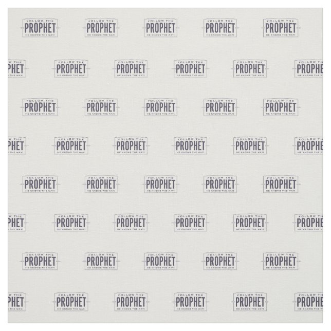 Siga al profeta. tela (Retal)