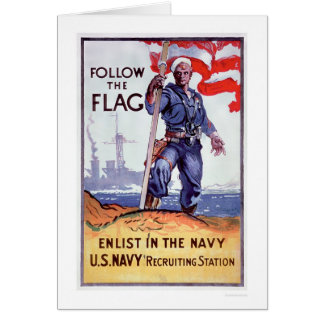 Siga la bandera - aliste a la marina de guerra
