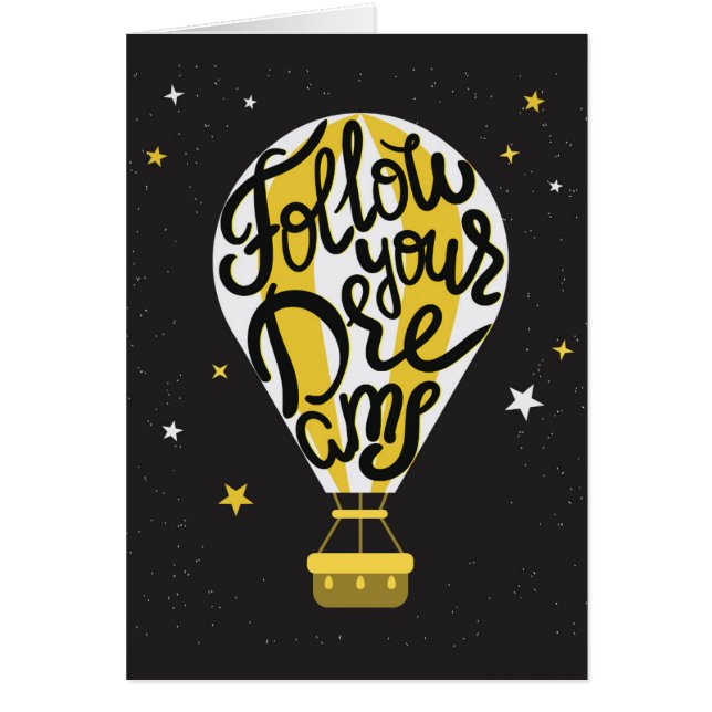 Siga su globo de los sueños (Frente)