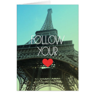 Siga su tarjeta Heart Blank