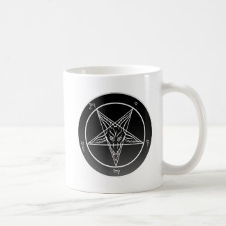 Sigil Noir doble de la taza blanca clásica de