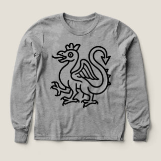 Sigilo de Basilisco Medieval Fantasía Heráldica Mi