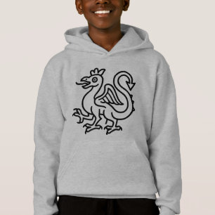 Sigilo de Basilisco Medieval Fantasía Heráldica Mi