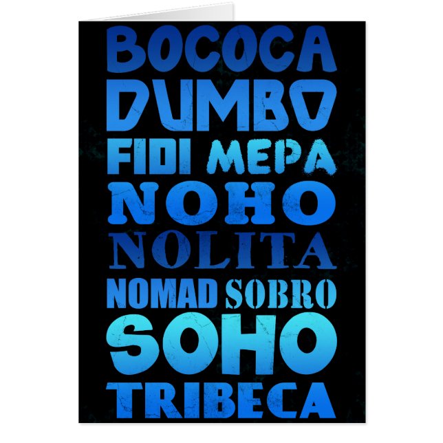 Siglas de New York City (Frente)