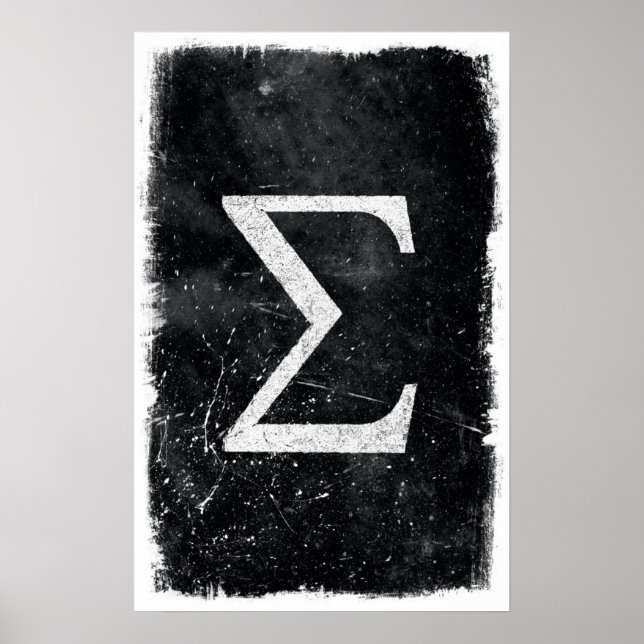 Sigma Art - Posters de matemáticas (Frente)