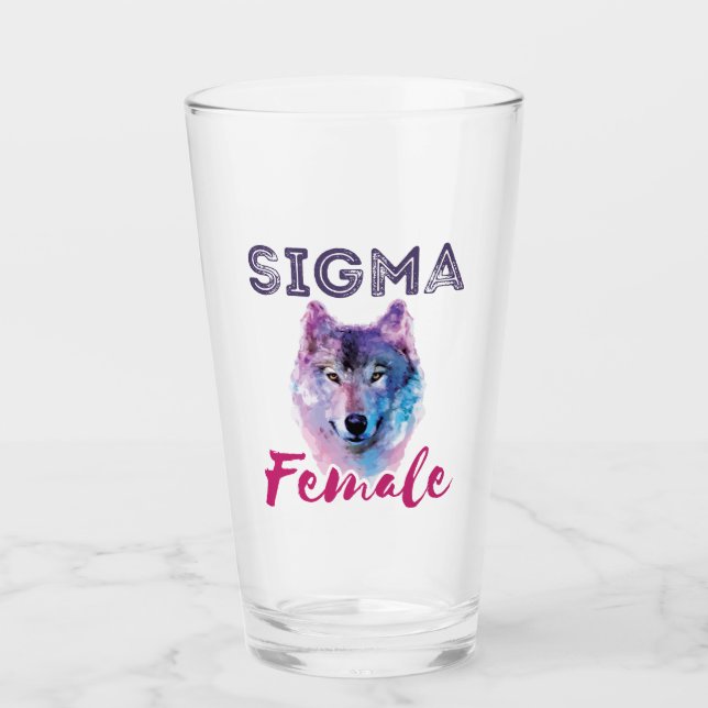 Sigma Female Wolf Lone Loner Meme (Anverso)