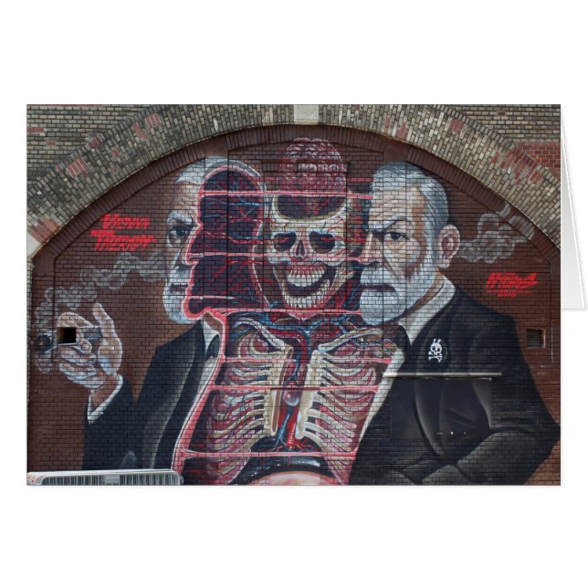 Sigmund Freud Street Art (Anverso (Horizontal))
