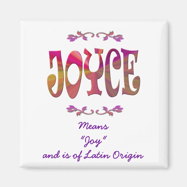 Significado del imán Joyce (Frente)