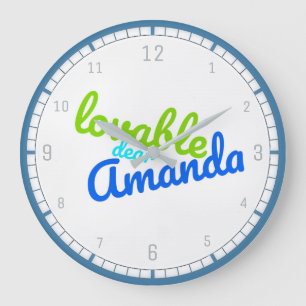 Significado del reloj de pared conocido de Amanda